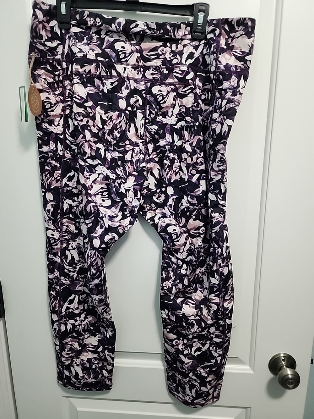 dip Women's Purple Floral Leggings